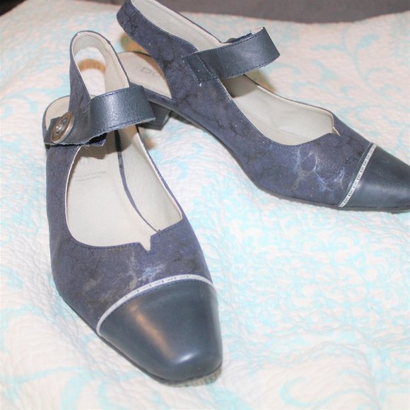 Fluchos Shoes - DorKing by Fluchos Spain Leather Mary Janes Iridescent Suede Pattern Sz 42 US 10